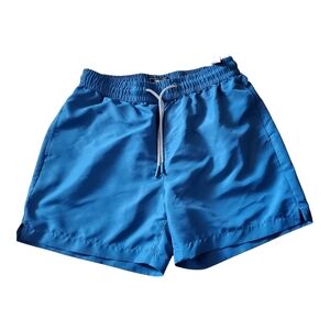 Forever 21 Green Swim Trunks with Elastic Waistband and Quick Dry Material